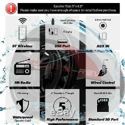 1000W Waterproof Bluetooth ATV UTV RZR Polaris Quad Stereo Speakers Audio System
