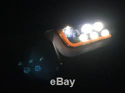 14-19 Polaris Rzr Xp 1000 & Turbo -black & Orange Angel Eye Headlights Kit -usa