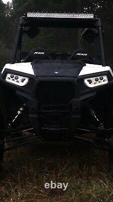 2014-2021 Polaris Rzr 1000 Xp & Turbo- White Angel Eye Led Headlights Mod Halo