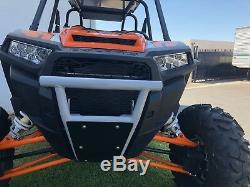 2018 Polaris RZR XP Turbo 2 & 4 SEAT MODELS Front Bumper withSkid Plate GHOST GRAY