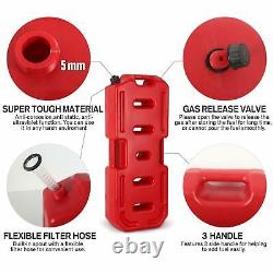 20L Gallon Fuel Pack Gas Container Fuel Can with Lock for Jeep ATV UTV Polaris RZR
