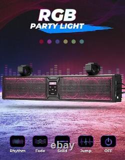 26'' RGB Multicolor UTV Sound Bar Bluetooth Speaker System for Polaris RZR X3