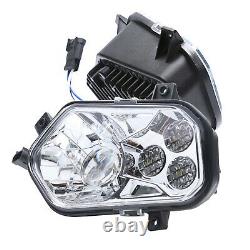 2PCS ATV LED Headlights High Low Beam for Polaris Sportsman RZR XP 900 800 570