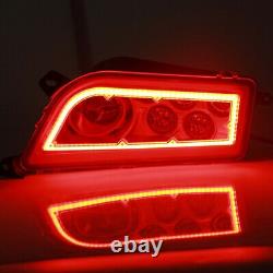 2X Red Led Angel Headlights For 2014-2018 Polaris RZR 1000 XP & Turbo RZR 900 S