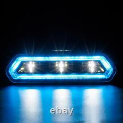 2x UTV Blue Rear Chase LED Light Bar for Polaris RZR 900 1000 Can-Am Maverick X3