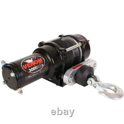 3000lb Venom Utv Winch 14-24 Polaris Rzr/rzr 4/general 900/1000/turbo Rxr Razor