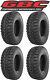 (4) GBC Mongrel 25x8-12 FRONT & 25x10-12 REAR 10-Ply Radial Complete Tire Set