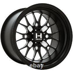 4-Hostile HF11 Boost UTV 15x10 4x156 +0mm Black/Milled Wheels Rims 15 Inch