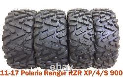 4 WANDA UTV ATV Tires 27x9-12 & 27x11-12 for 11-17 Polaris Ranger RZR XP/4/S 900