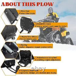45 inch ATV UTV Steel Snow Plow Kit for 2008-2014 Polaris RZR 800 / 800 S