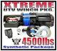 4500lb Xtreme Utv Winch 14-19 Polaris Rzr/rzr 4/general 900/1000/turbo Rxr Razor