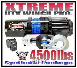 4500lb Xtreme Utv Winch Fits 2020-23 Polaris Rzr Pro Xp & Polaris Razor Pro Xp 4