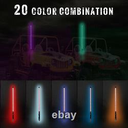 4ft 2pcs LED Whip Lights Lighted Whips for UTV RGB Color Led CB Antenna Off-road