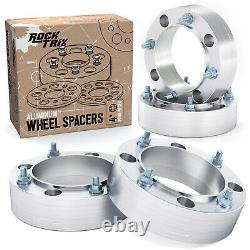 4pc 2 Thick ATV 4/156 Wheel Spacers for 4x156 For Polaris 3/8 Studs Flat Nuts