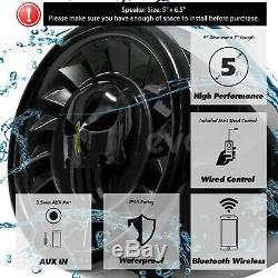 600W Bluetooth Waterproof ATV UTV RZR Polaris Stereo Speakers Audio Amp System