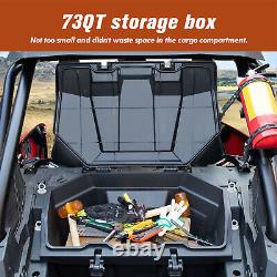 73QT+42QT Rear Cargo Storage Box For Polaris RZR PRO XP/XP 4 Ultimate 2020-2024