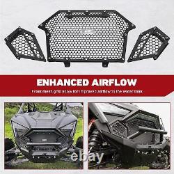 Aluminum Front & Side Mesh Grille 3-pieces Design for Polaris RZR Pro R/Turbo R