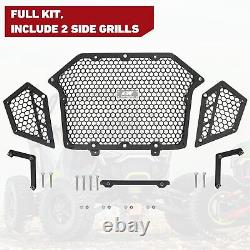 Aluminum Front & Side Mesh Grille 3-pieces Design for Polaris RZR Pro R/Turbo R