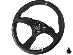 Assault Industries 350R Universal UTV SXS Leather Steering Wheel RZR CanAm YXZ