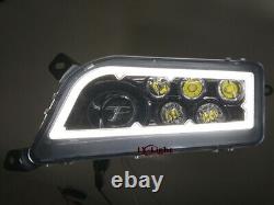 Auto Accessories ATV Black LED CREE Headlights kit for Polaris RZR 900 XP 1000