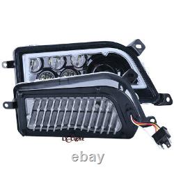 Auto Accessories ATV Black LED CREE Headlights kit for Polaris RZR 900 XP 1000