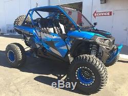 BLUE POLARIS RZR XP 1000 900 Turbo Front Bumper Withskid Plate 2&4 seat models