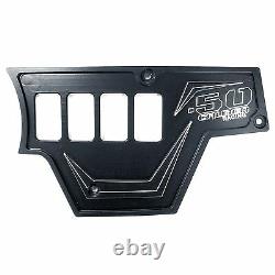 Billet Aluminum 8 Switch Dash Panel Kit Black Powdercoated Includes 6 Switch