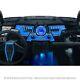 Billet Aluminum 8 Switch Dash Panel Kit Blue Powdercoated Includes 6 Switch