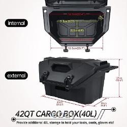 CPOWACE 42 QT Rear Cargo Storage Box For Polaris RZR PRO XP 2020-2023 #2883752