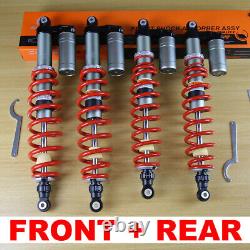 FOR POLARIS UTV RZR S 800 60 STAGE 5 FRONT & REAR AIR SHOCK ABSORBERS Kit