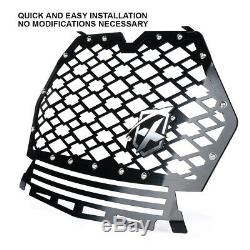 Fit 2019-2020 Polaris RZR 1000 XP Turbo Black Steel Front Mesh Grille with Badge