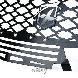 Fit 2019-2020 Polaris RZR 1000 XP Turbo Black Steel Front Mesh Grille with Badge