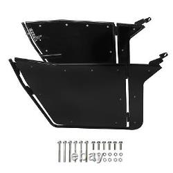 For? 2009-2022 Polaris RZR 170 Aluminum Opening Doors + Heavy Duty Roof Black