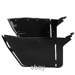 For? 2009-2022 Polaris RZR 170 Aluminum Opening Doors + Heavy Duty Roof Black