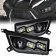 For 2014-2020 Polaris RZR XP 4 1000 Pair Dual Black LED Headlights ATV UTV