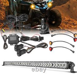 For 2024 Polaris RZR XP 1000 Ultimate UTV Turn Signal Kit with30Inch LED Light Bar