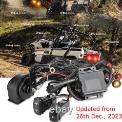 For 2024 Polaris RZR XP 1000 Ultimate UTV Turn Signal Kit with30Inch LED Light Bar