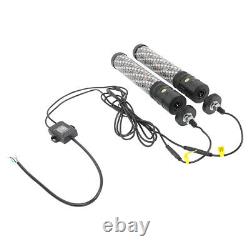 For Polaris RZR 1000 Thick 1FT UTV RGB Fat Whip Light Spiral Antenna Turn Signal