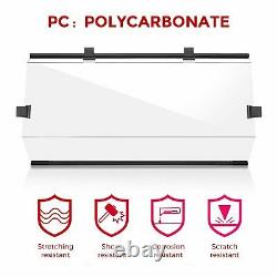 For Polaris RZR PRO XP / 4 UTV Clear Rear Windshield Polycarbonate 2020-2021 22