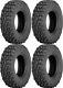 Four 4 Sedona Coyote ATV Tires Set 2 Front 25x8-12 & 2 Rear 25x10-12