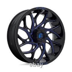 Fuel Runner 22 UTV Wheels Gloss Black/Blue Polaris RZR 1000 XP (4)