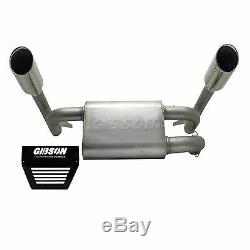 Gibson 98016 SS UTV Twin Rear Exit Exhaust System for Polaris RZR XP1000