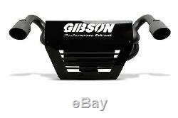 Gibson 98026 Black Ceramic UTV Dual Exhaust for Polaris RZR XP1000 Turbo