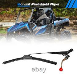 KEMIMOTO Front Windshield withWiper for Polaris RZR 570 800S 800 XP 900 2008-2019