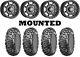 Kit 4 CST Stag Tires 27x9-14/27x11-14 on Sedona Rift Black Wheels POL