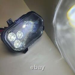 LEDIN LED Headlight For 11-14 Polaris RZR 800 S 4 XP 11-13 Sportsman Black Pair