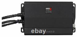 MB QUART NA2-400.2 400w 2-Channel Amplifier Amp For Polaris/ATV/UTV/RZR/CART