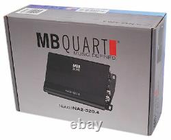 MB Quart NA2-320.4 320w RMS 4-Channel Amplifier Amp for Polaris RZR/ATV/UTV/Cart