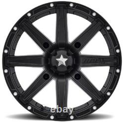 MSA Black Clutch 14 UTV Wheels 30 BDC Tires Polaris RZR Turbo S / RS1