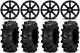 MSA Black Clutch 14 UTV Wheels 30 Cryptid Tires Polaris RZR XP 1000 / PRO XP